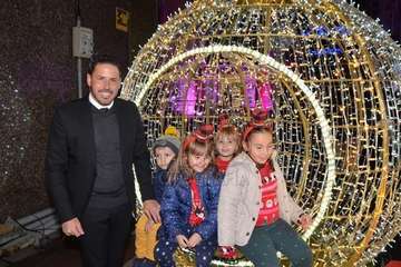 Encendido de la decoración navideña e inauguración del belén canario de Los Llanos  (Foto Francisco Javier Santana)